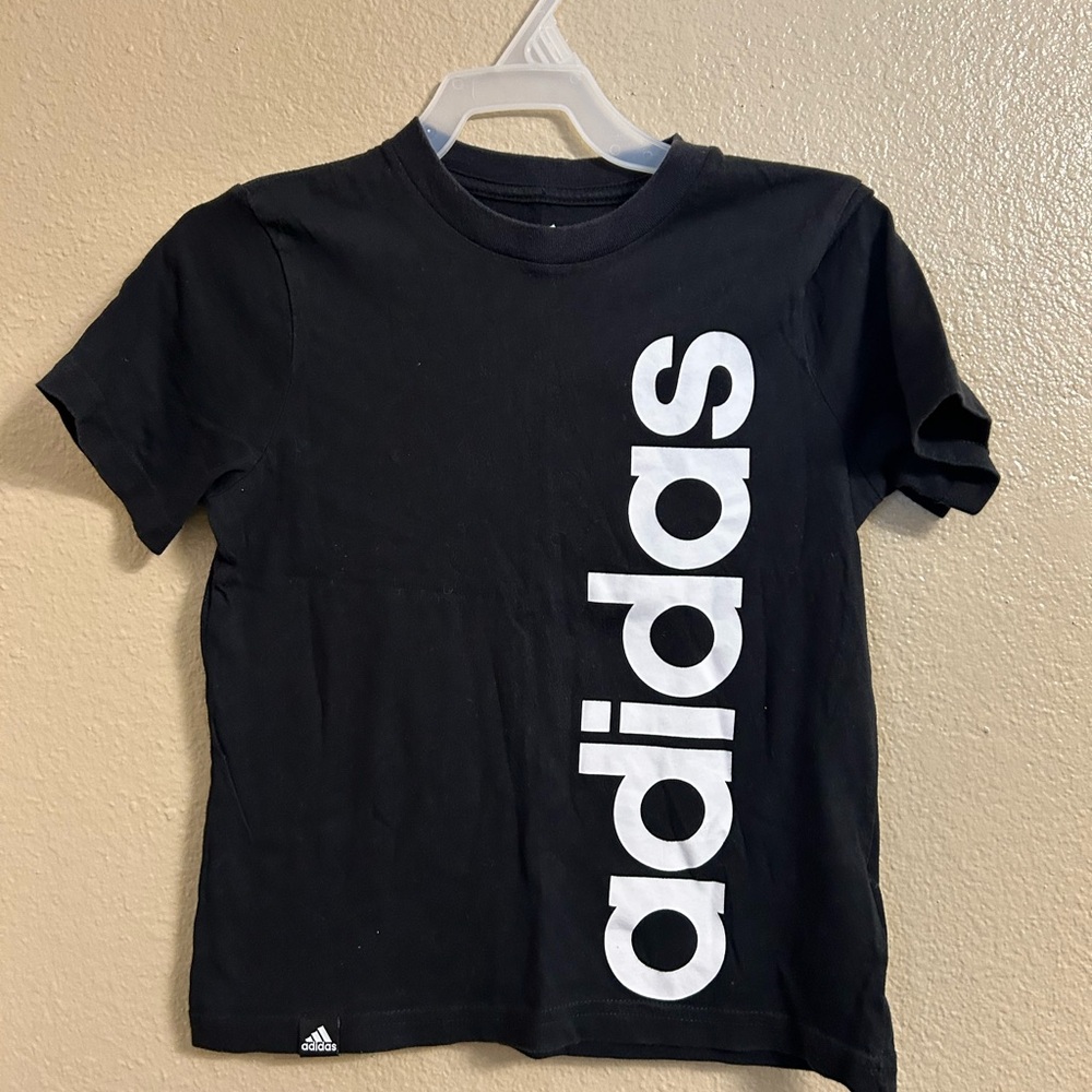 Adidas boys Athletic Set Gray Red Black size 5